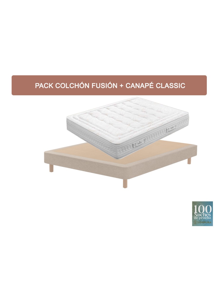 PACK COLCHÓN SONPURA FUSION + CANAPE...