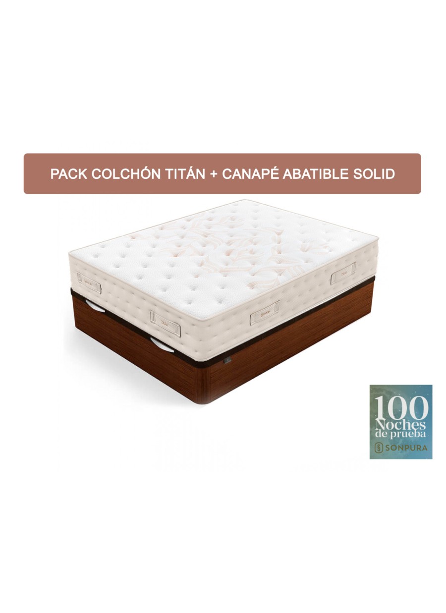 PACK COLCHÓN SONPURA TITÁN CON CANAPE...