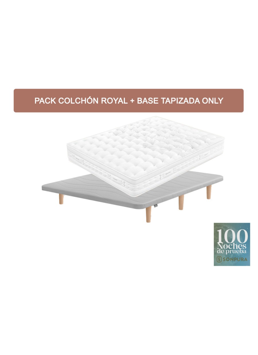 PACK COLCHÓN SONPURA ROYAL + BASE...