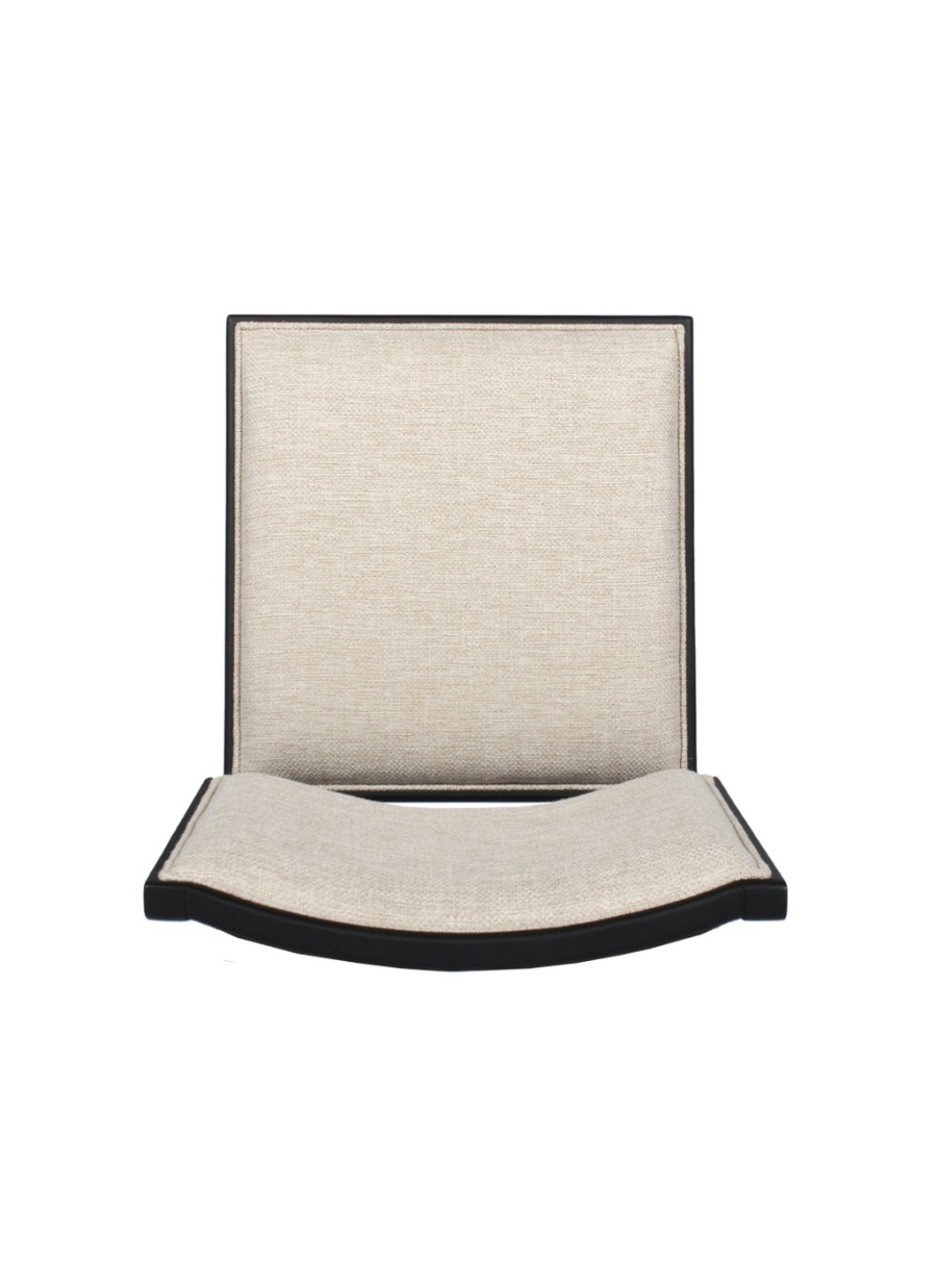 Silla Carpe Negro 44x47x88 cm