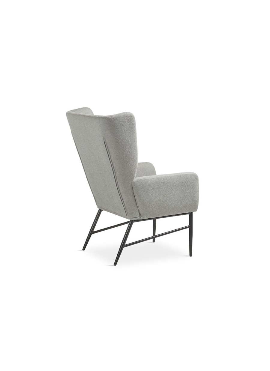 Butaca Noelia gris 67x73x97 cm