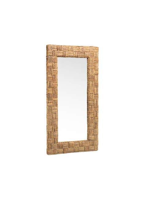 Espejo Rattan cuerda 80x5x150 Ref. 1046/2448015 Moycor
