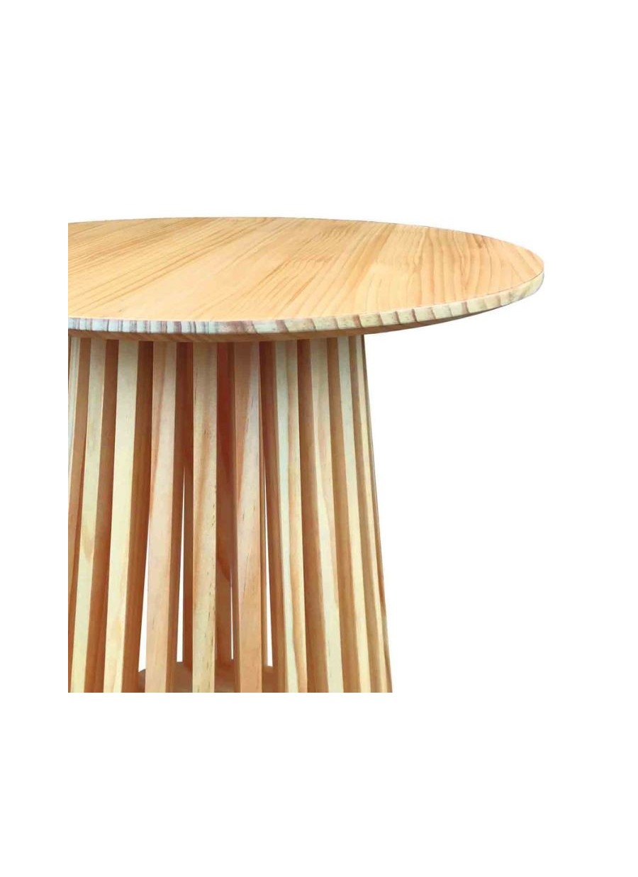 Mesa Centro Madera Natural 50x50x50 