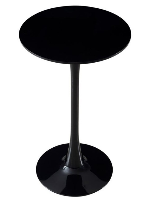 Mesa Gina Bar Negra 60x100