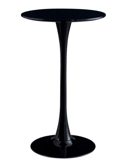 Mesa Gina Bar Negra 60x100 2