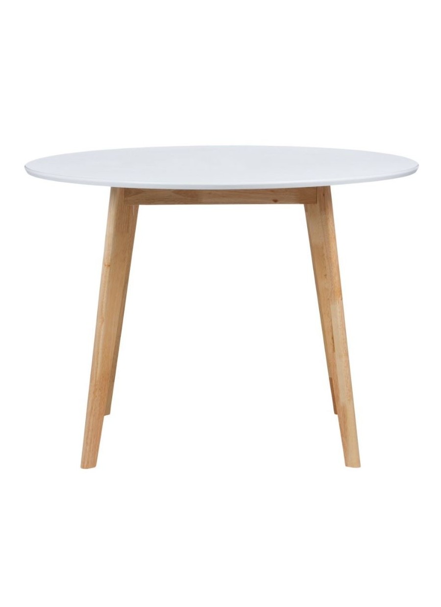 Mesa Lea Blanca Madera 106x106x76