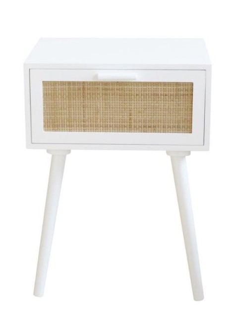 Mesita De Noche Roy Blanca...