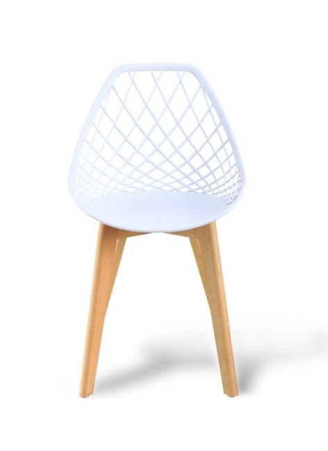 Silla Nilo Blanco 82.5x49x56 