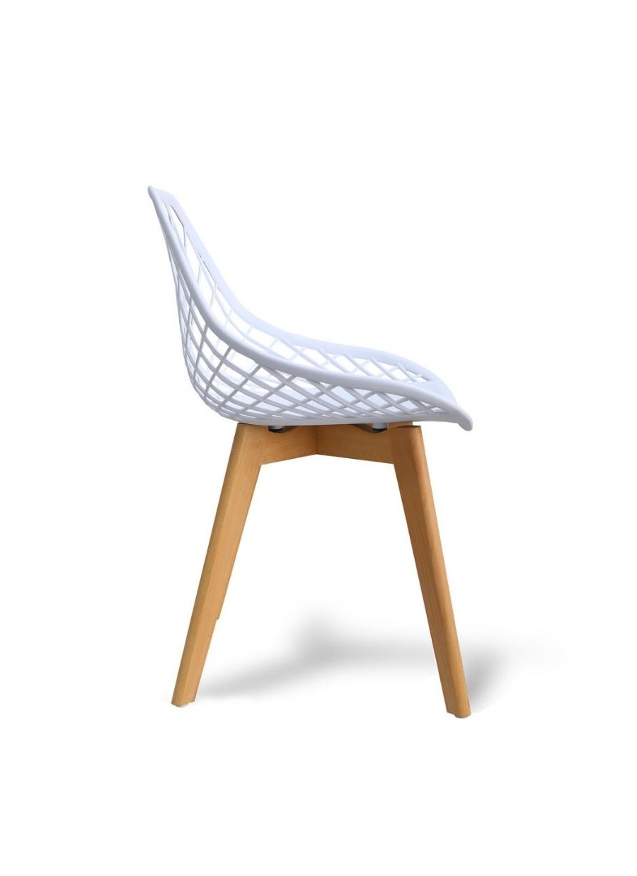 Silla Nilo Blanco 82.5x49x56 