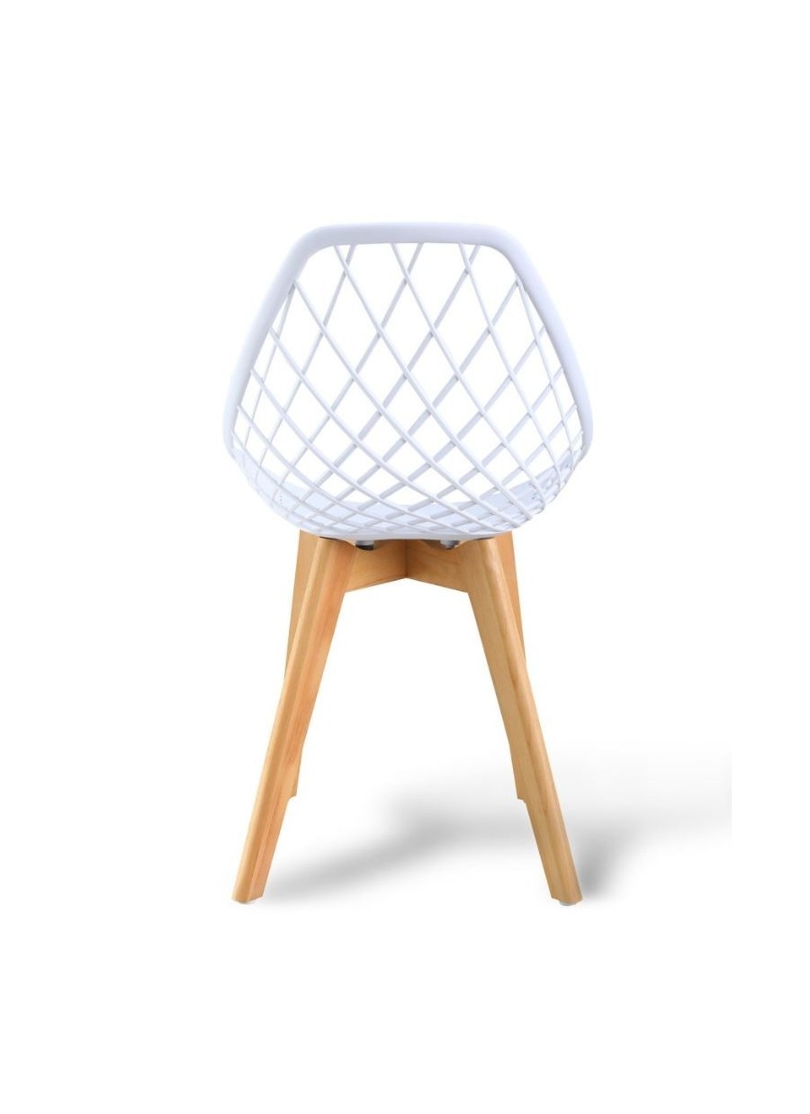 Silla Nilo Blanco 82.5x49x56 