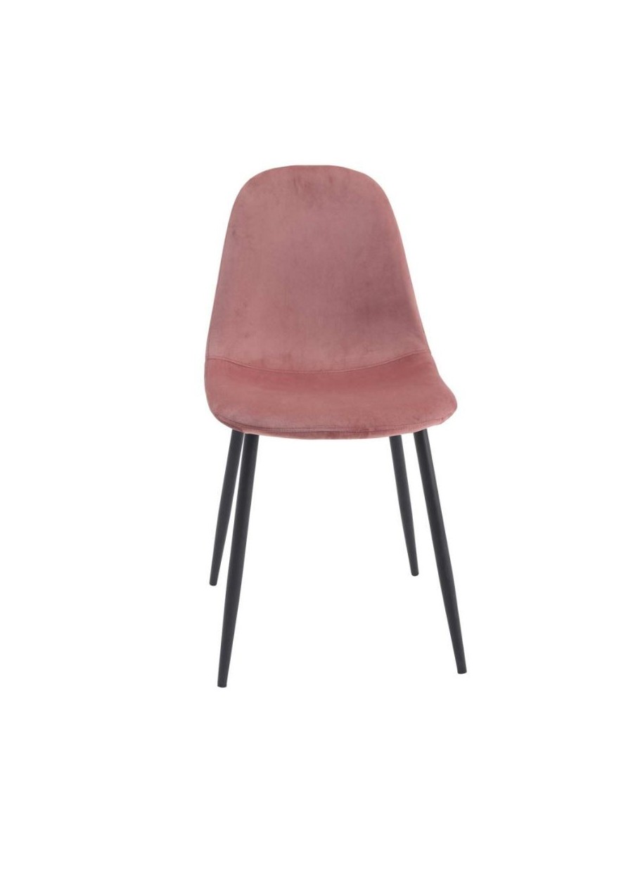 Silla Terciopelo Rosa 88x44x54.5 