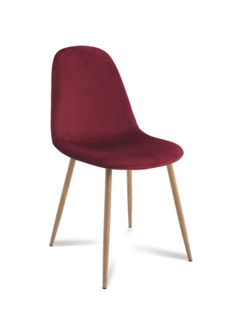 Silla Terciopelo Granate...