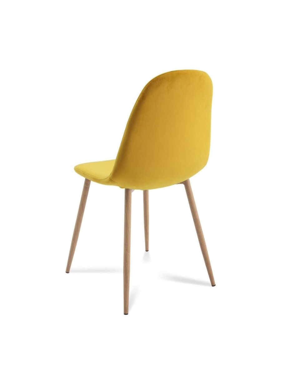 Silla Terciopelo Mostaza 44.5x87.5x52.5 