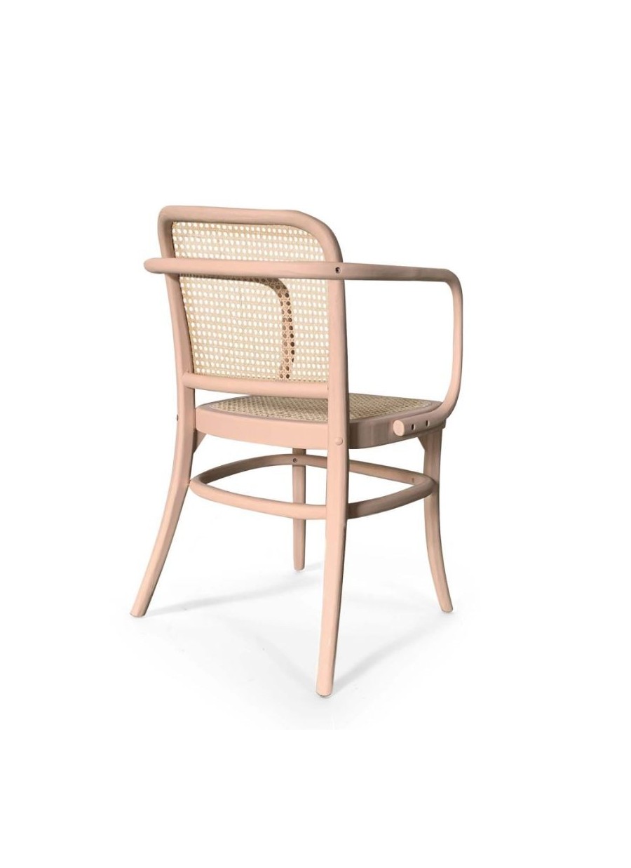 Sillon Abel Ratán Rosa 45x41x81 