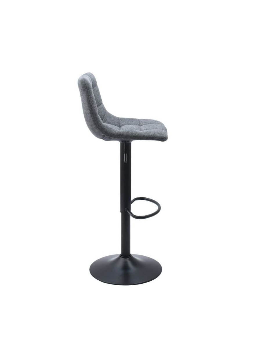 Taburete Capri Textil Antracita Gris...