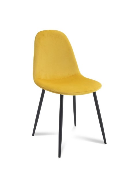 Silla Terciopelo Mostaza...