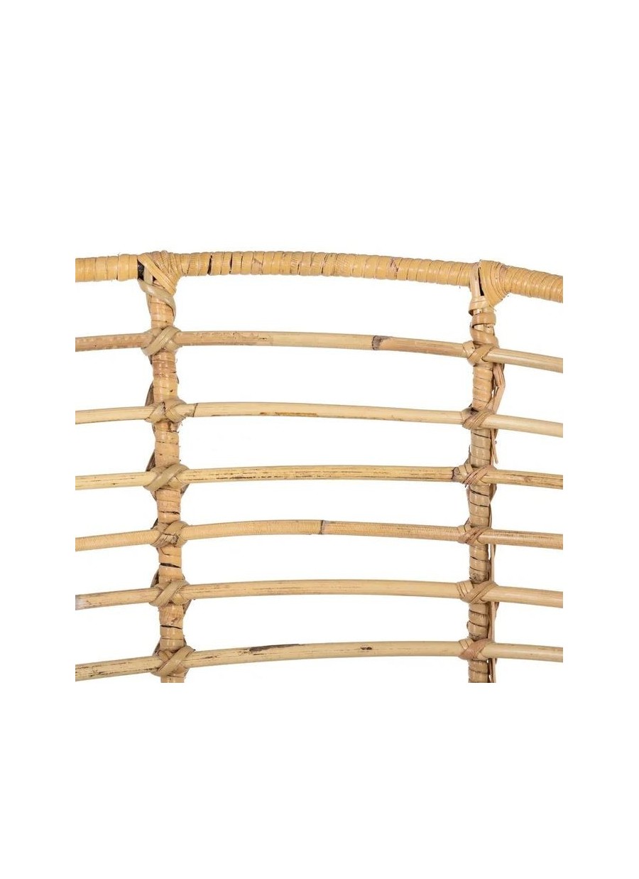 Silla Natural Negro Ratán/Metal...