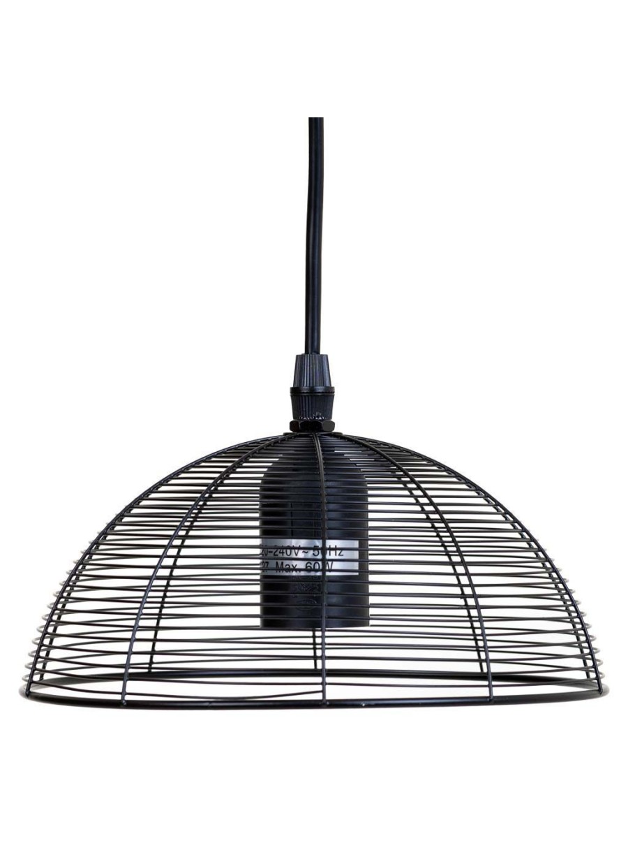 Lampara De Techo Metal Luna Negra...