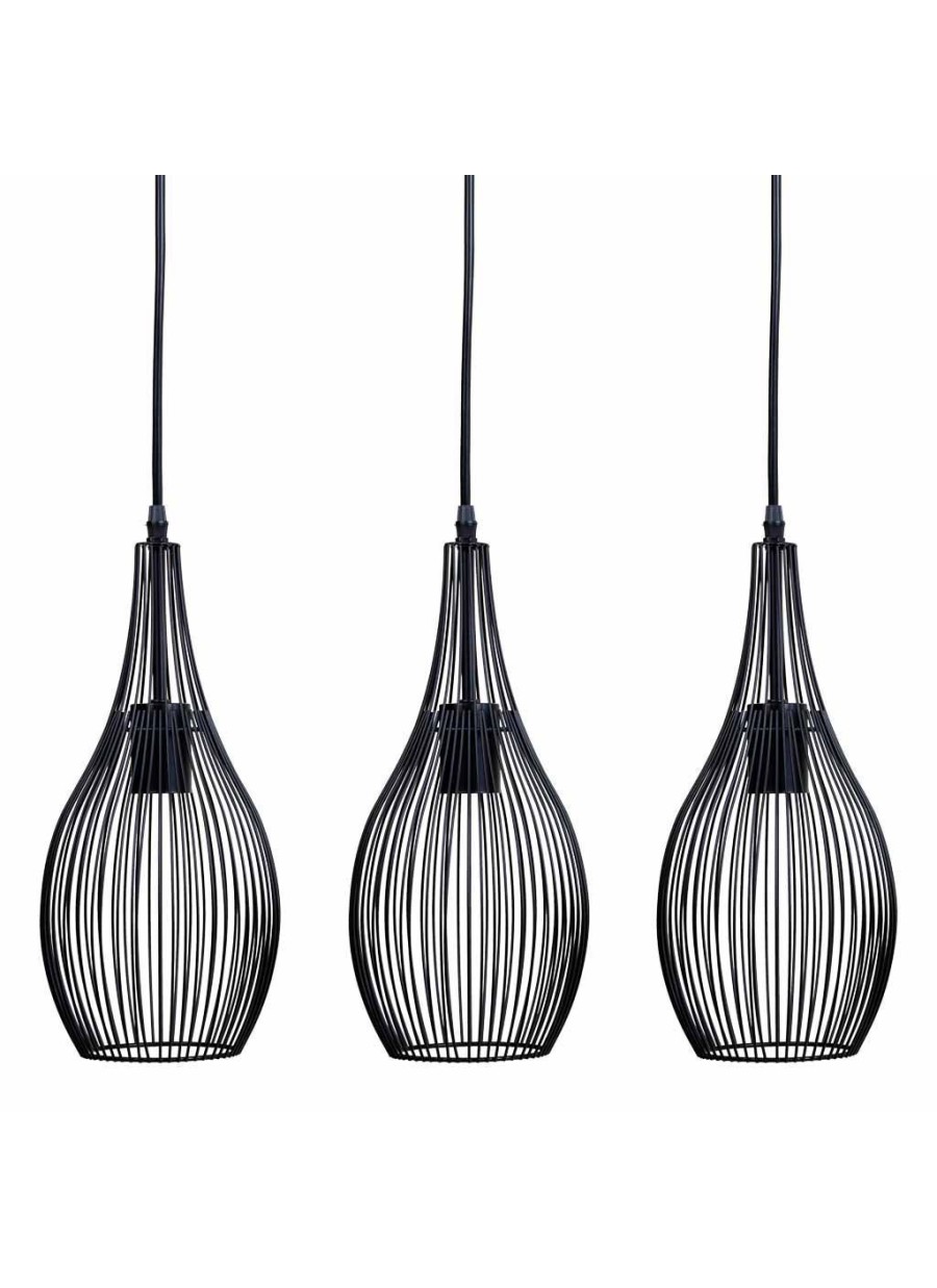 Lámpara De Techo Eira Metal Negro...