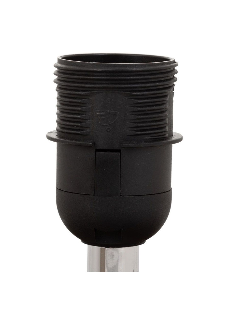 Lámpara De Mesa Poliresina Marrón...