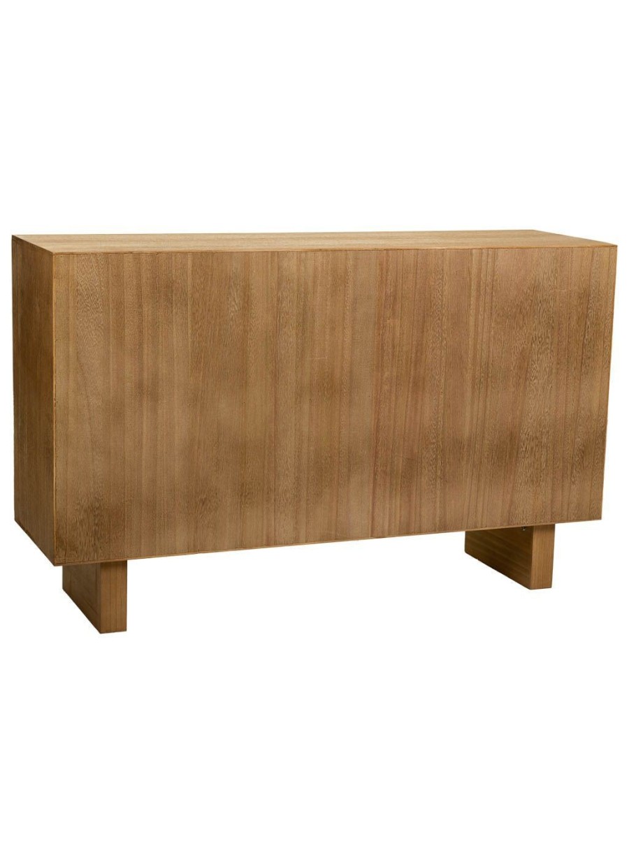 Aparador Madera Y Cuerda Marrón...