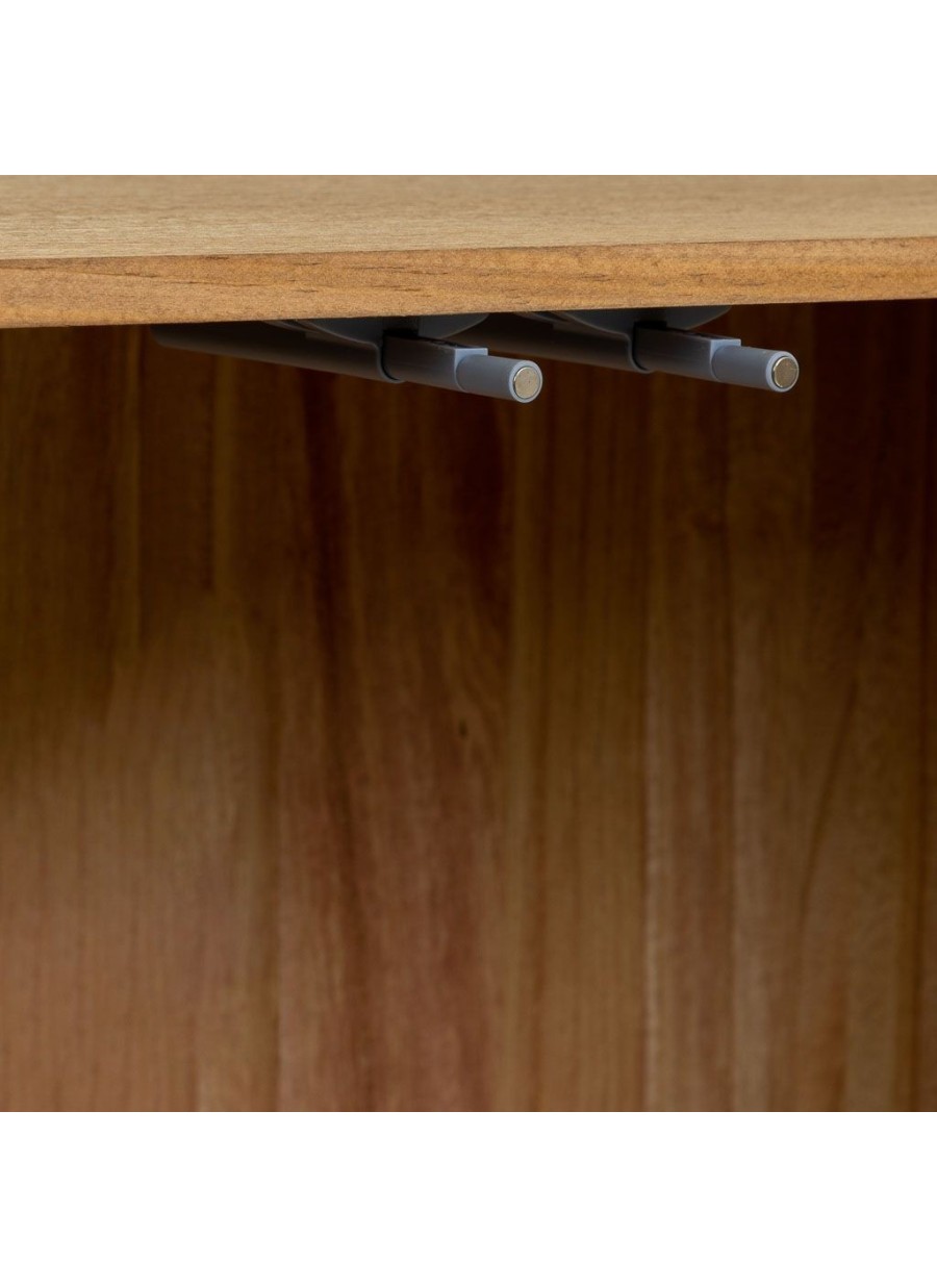 Aparador Madera Y Cuerda Marrón...