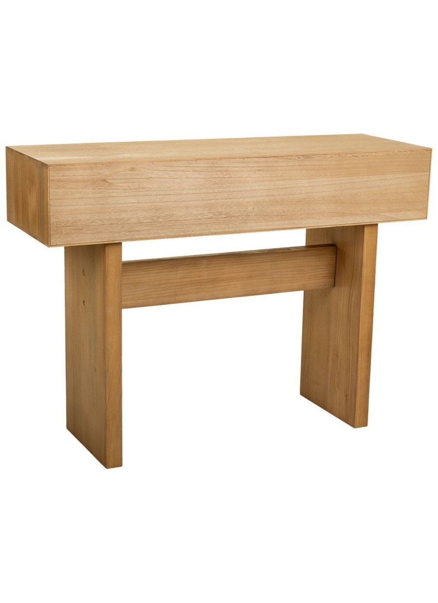 Recibidor De Madera Y Cuerda Trenzada...