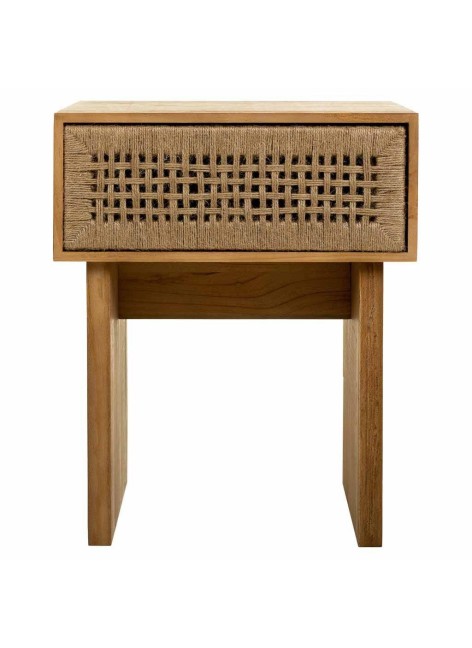 Mesita De Noche Madera Y... 2