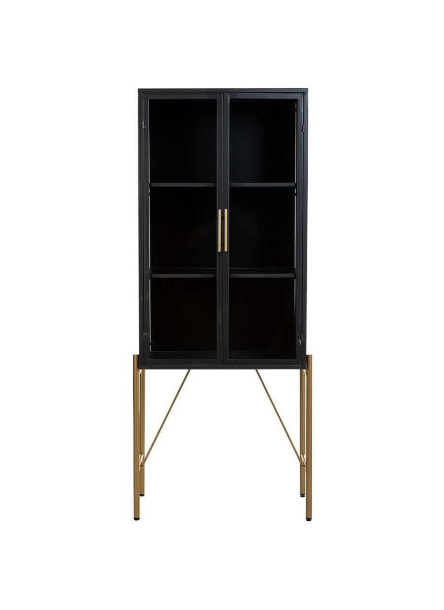 Armario De Madera Y Metal Marrón...