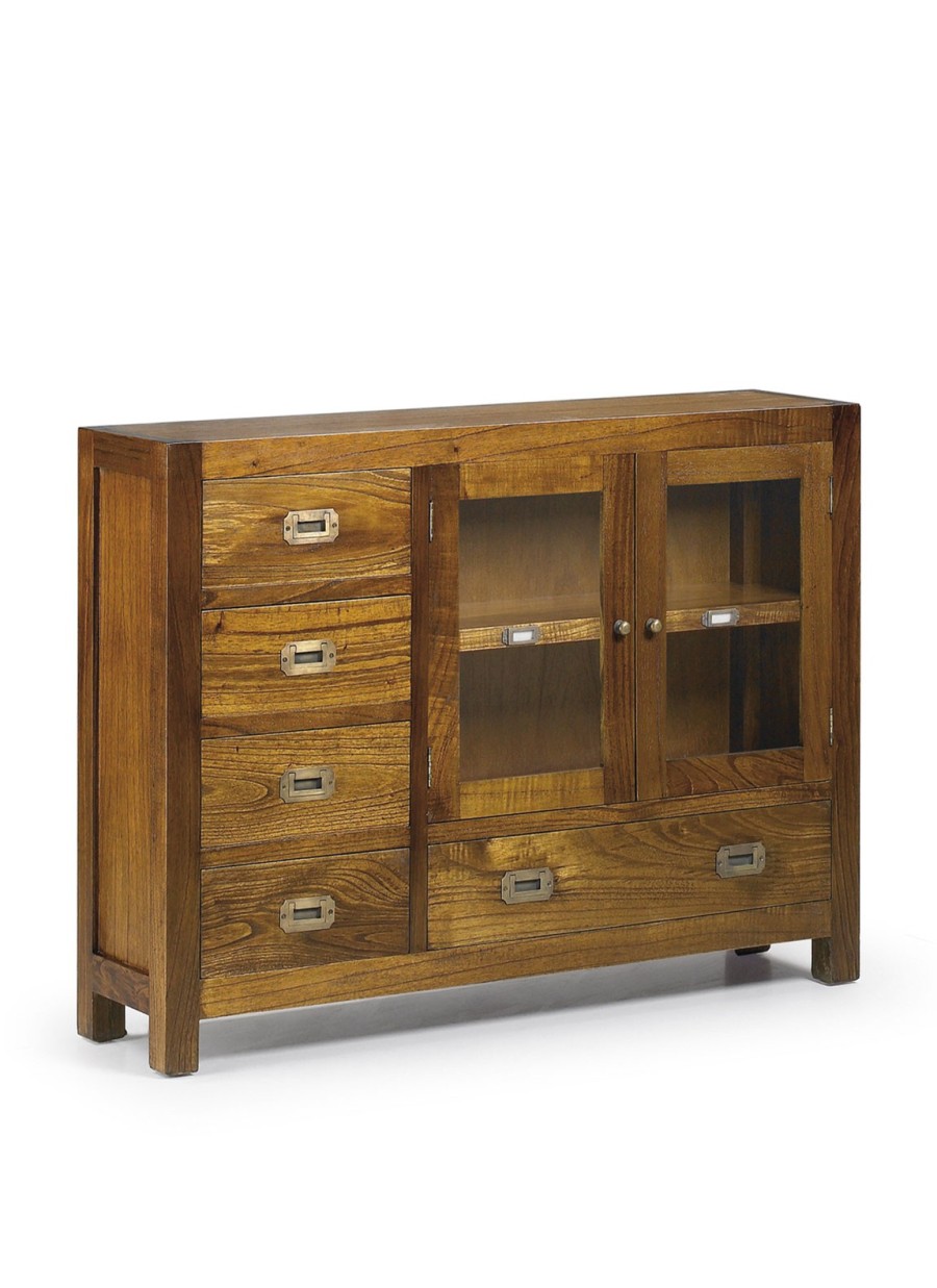 Consola Star 2 Puertas y 5 Cajones...