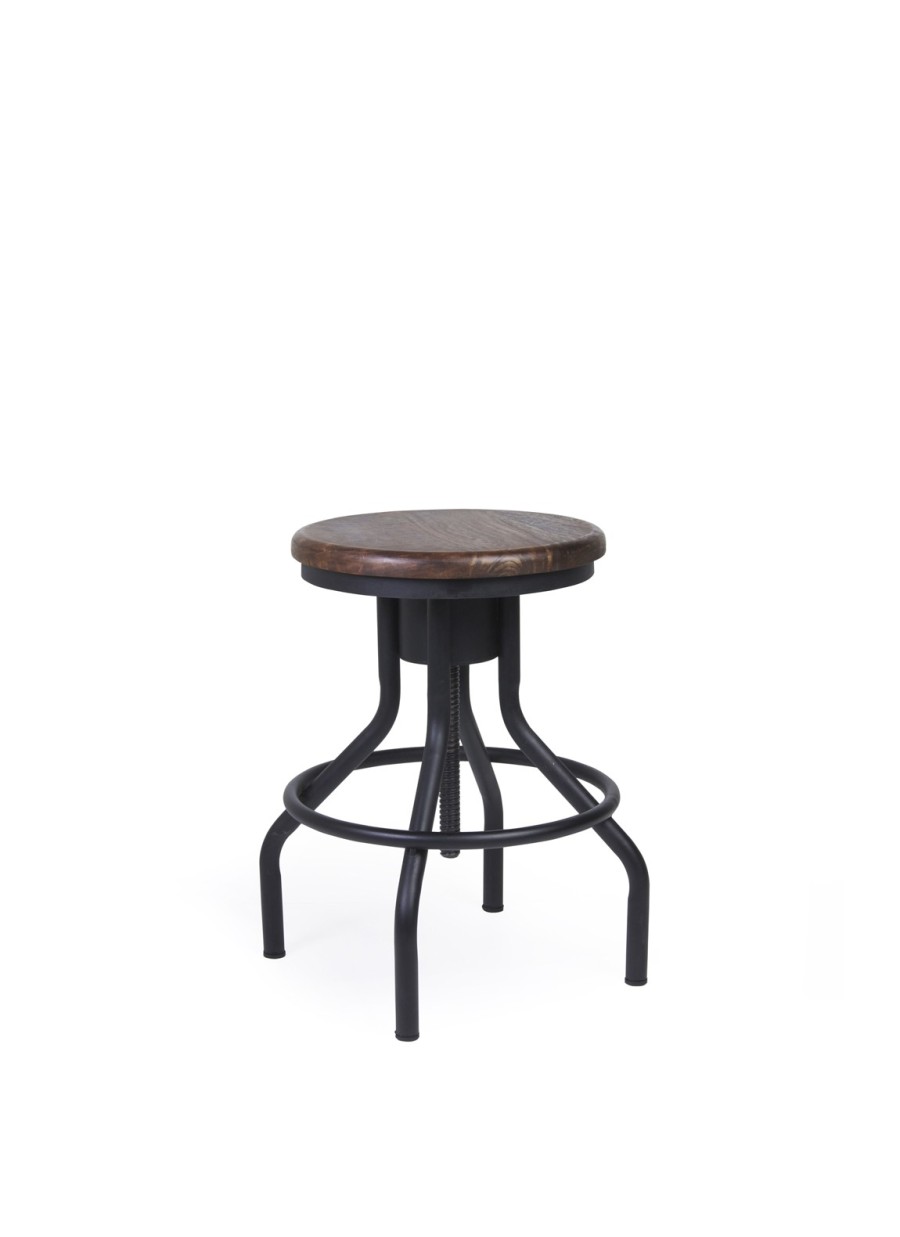 Taburete Pipa regulable 35x35x50-76cm