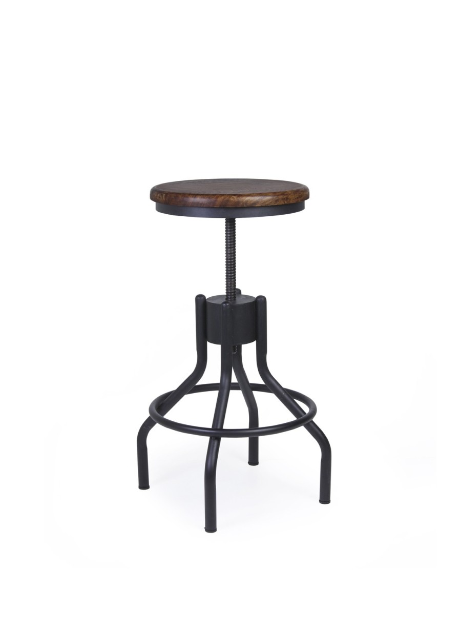 Taburete Pipa regulable 35x35x50-76cm