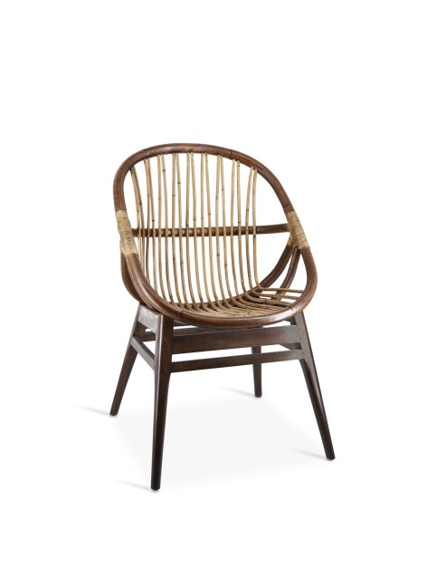 Sillon Rattán Ovalado 60x56x90