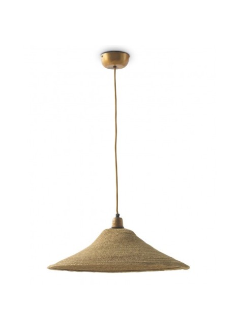 Lampara Sun Fibra 50x50x17 cm