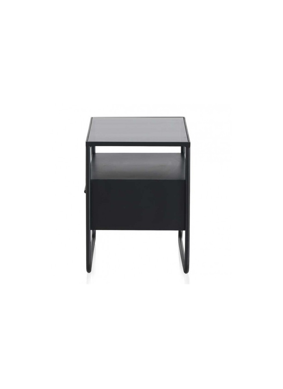 Mesita De Noche 1 Cajon Madera De...