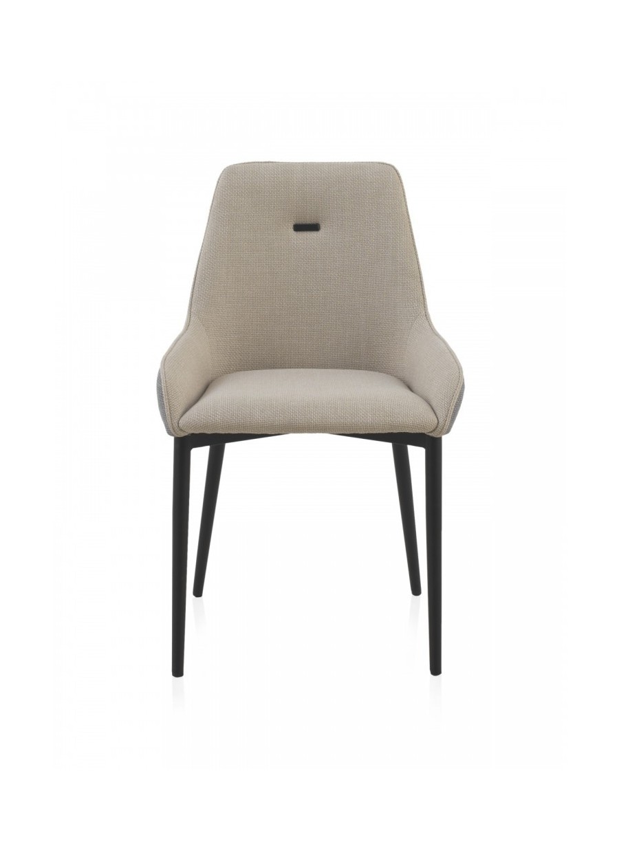 Silla Ingrid Tapizadas Gris/Beige...