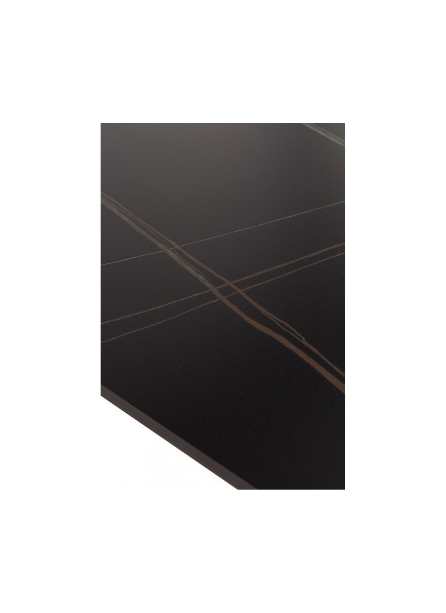 Mesa Spid Ceramica Negra 140x80x75 cm