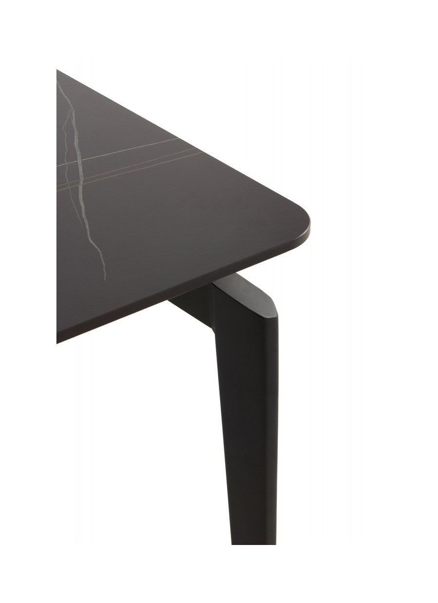 Mesa Spid Ceramica Negra 140x80x75 cm