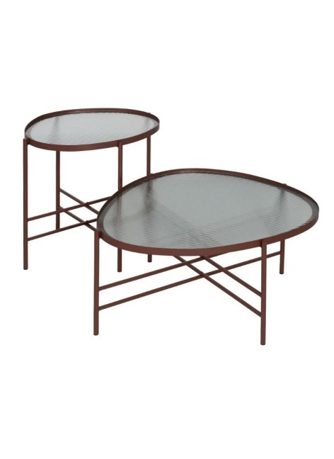 Mesa Red Metal y Cristal...