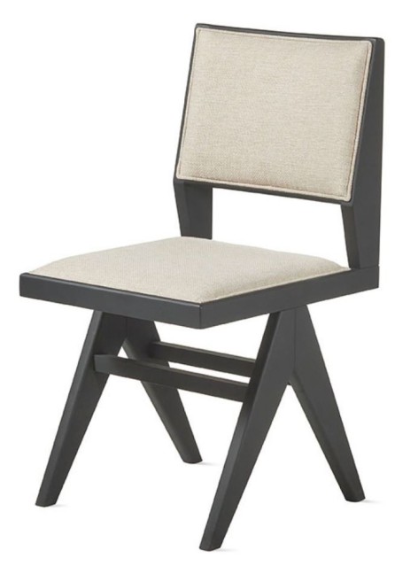 Silla Carpe Negro 44x47x88 cm