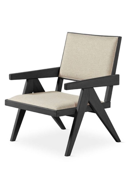 Butaca Díaz Negro 61x73x75 cm