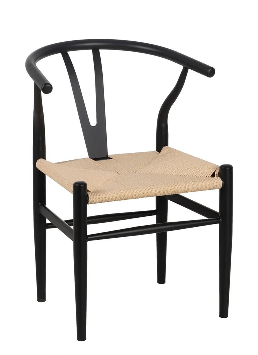 Silla Amira Metal y fibra 54x53x75cm