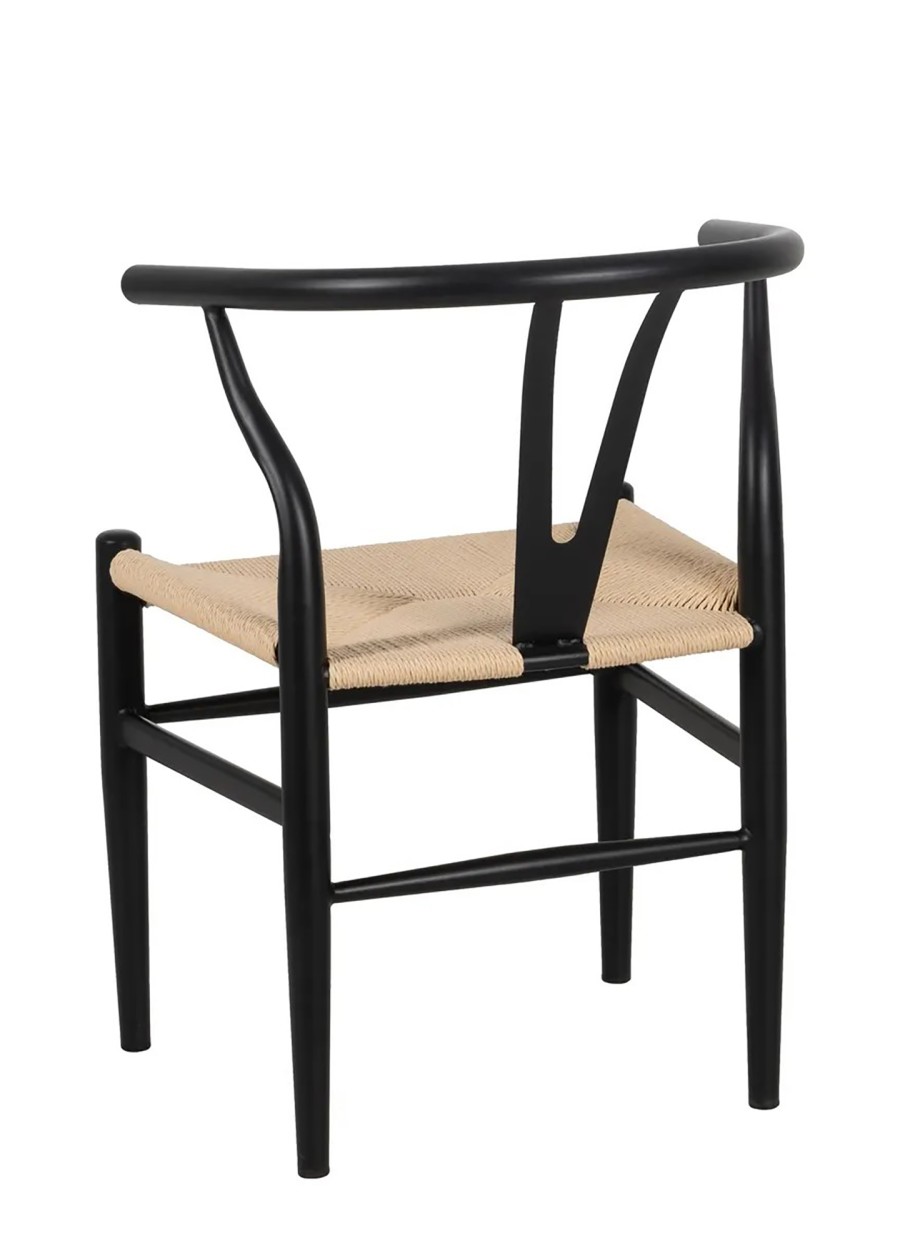 Silla Amira Metal y fibra 54x53x75cm