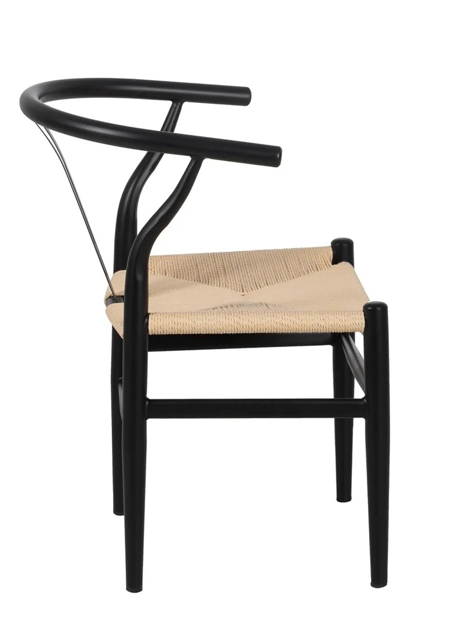 Silla Amira Metal y fibra 54x53x75cm