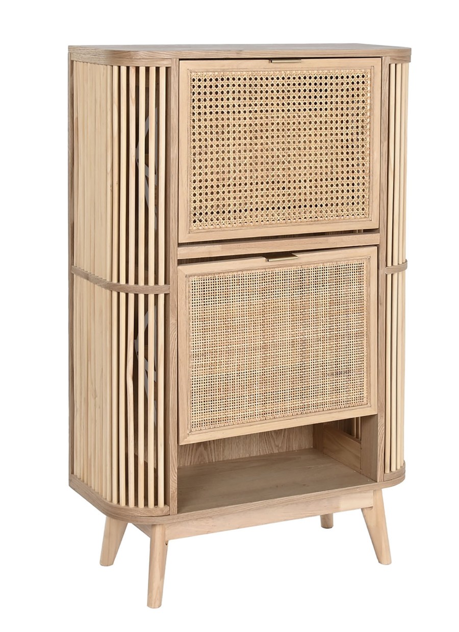 Zapatero Miri Abeto Ratán 70x29x115 cm