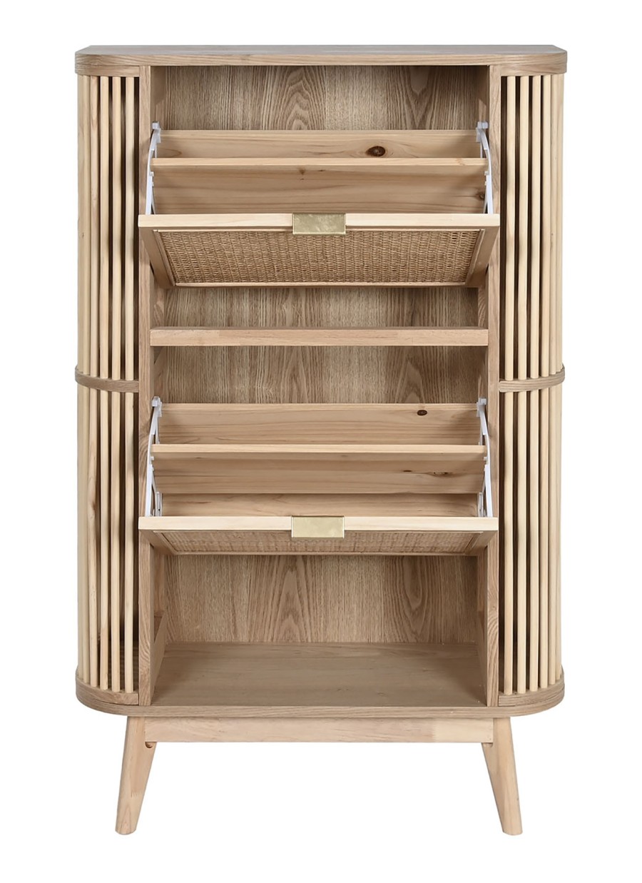 Zapatero Miri Abeto Ratán 70x29x115 cm