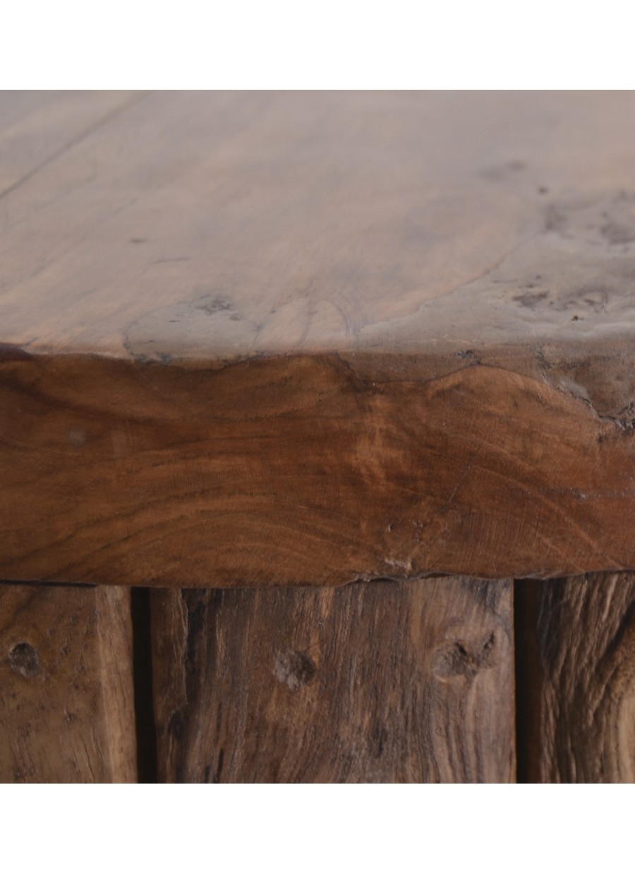 Mesita Teka Troncos Verticales...