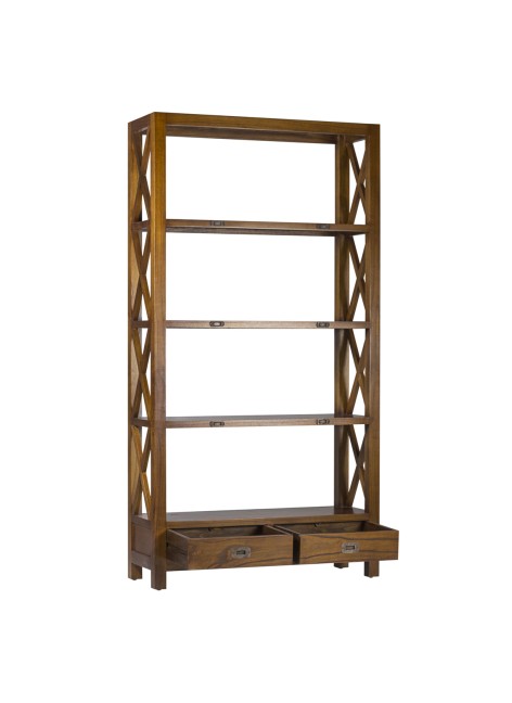 Libreria Star 2 Cajones 4 Huecos  80 x 35 x 165cm Ref. 1046/30003Moycor 2