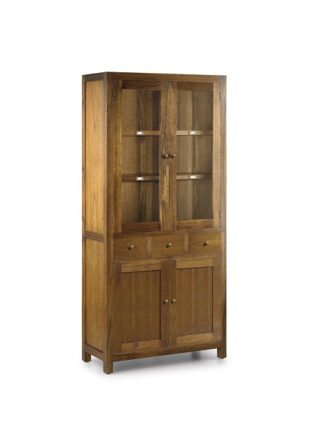 Vitrina Star 3 Cajones y 4 Puertas 90 x 40 x 190cm Ref. 1046/30006Moycor