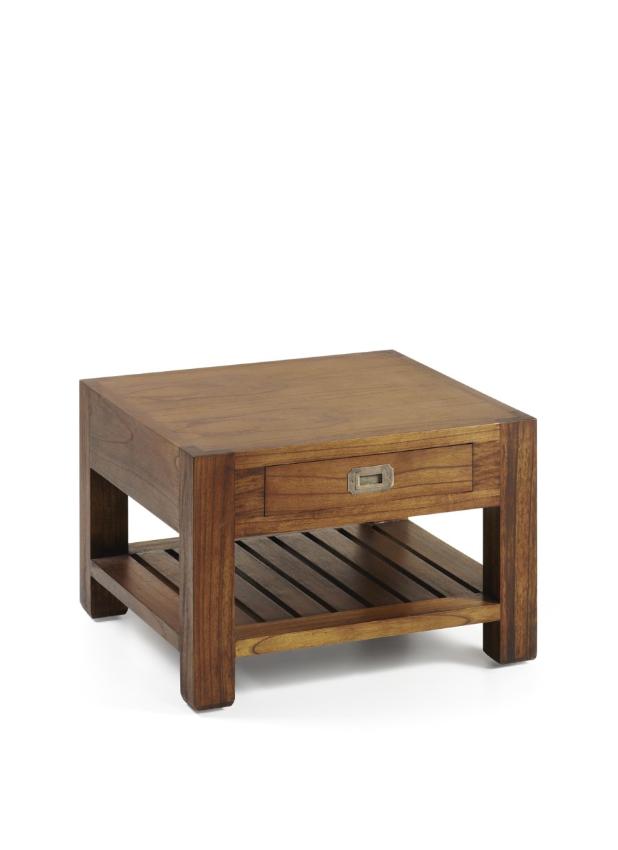 Mesa Centro Star 1 Cajón 1 Estante 60x60x40cm Ref. 1046/30136Moycor